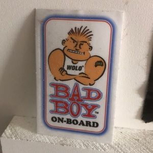 Bad boy sticker